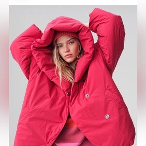 Free people cozy cloud ☁️ puffer hooded jacket re xs fits s
